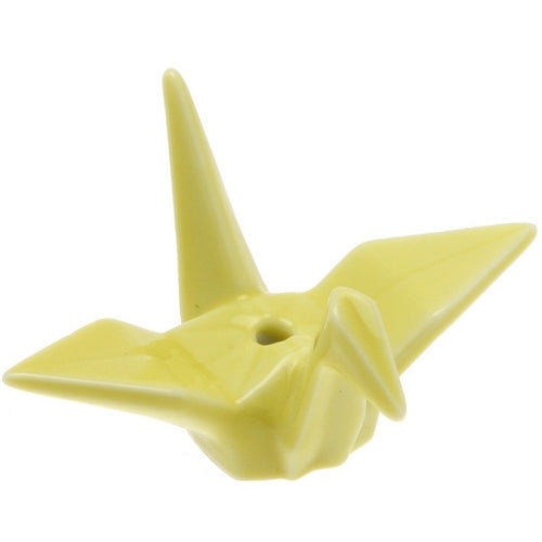 CRANE INCENSE HOLDER - Yellow