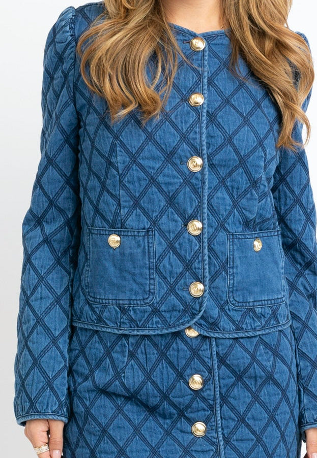 Denim Stitch Novelty Jacket
