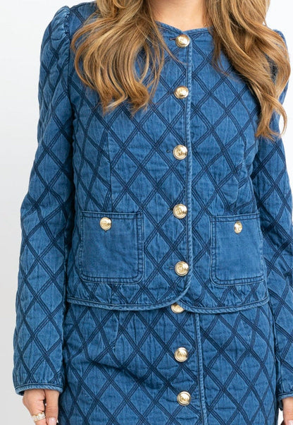Denim Stitch Novelty Jacket