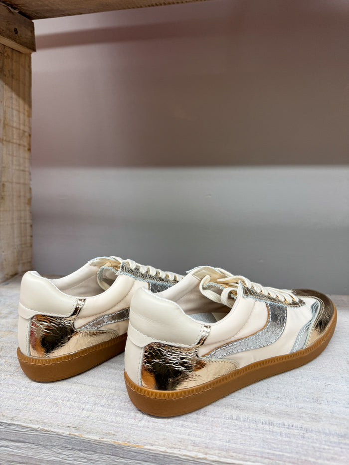 Dolce Vita Notice 2.0 Sneaker - Silver and Gold