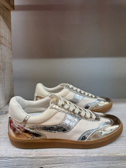 Dolce Vita Notice 2.0 Sneaker - Silver and Gold