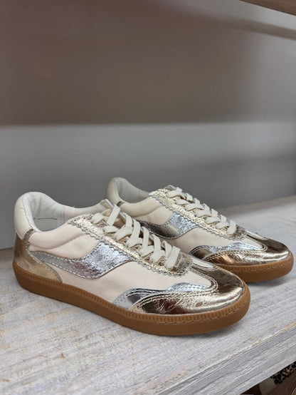 Dolce Vita Notice 2.0 Sneaker - Silver and Gold