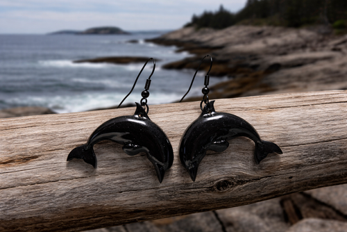 Dolphin Resin Earrings