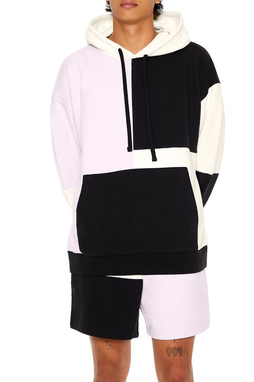 Drawstring Colorblock Hoodie