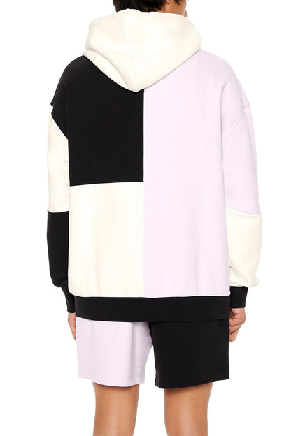 Drawstring Colorblock Hoodie