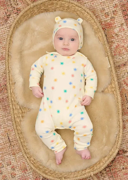 Dreamy - Rainbow Sunshine Organic Baby Playsuit - Baby & Children's One-Pieces