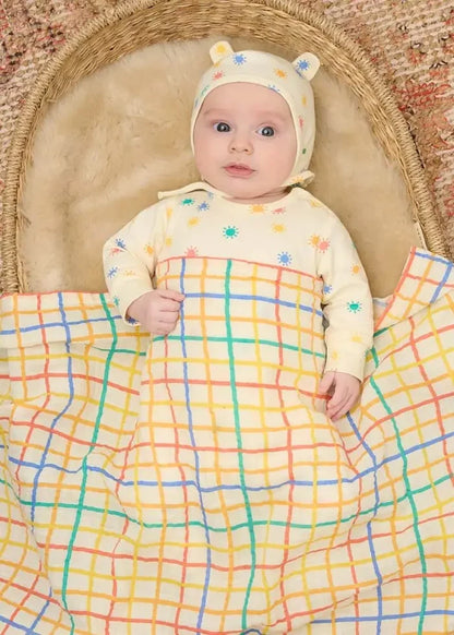 Dreamy - Rainbow Sunshine Organic Baby Playsuit - Baby & Children's One-Pieces