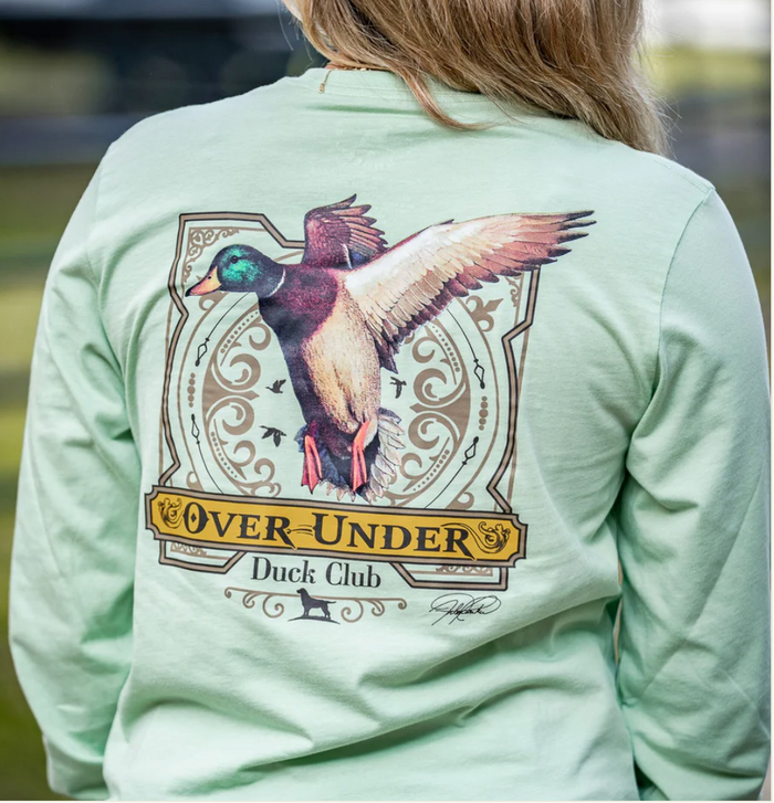 Duck Club Long Sleeve T-shirt - Green Tea