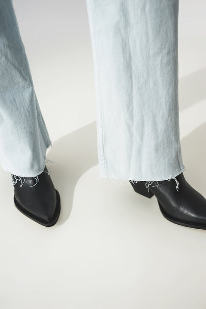 elastic Cotton jeans in light blue - Coloured Jeans