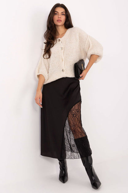 Elegant Midi Mermaid Skirt for Chic Style black one-size-fits-all - Skirts