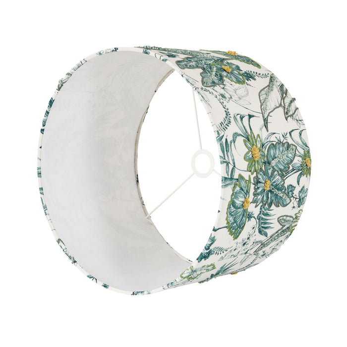 Embroidered Bloom Shade Green 45cm