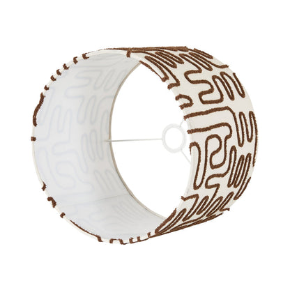 Embroidered Nomad Shade Latte 35cm
