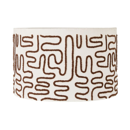 Embroidered Nomad Shade Latte 45cm