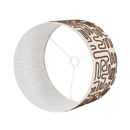 Embroidered Nomad Shade Latte 45cm