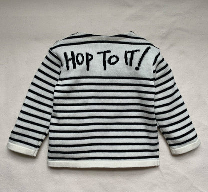 Fable and Bear Baby Striped T-Shirt - Hop To It - Sweaters