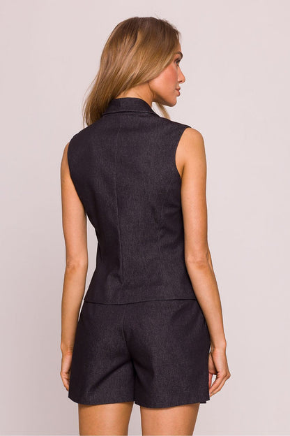 Fashion Waistcoat with Buttons for Women - Vests