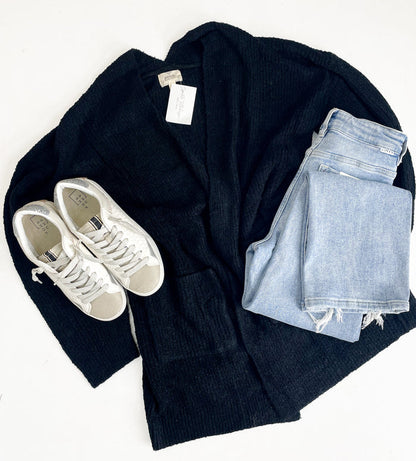 -FINAL SALE- The Olivia Ribbed Open-Front Cardigan