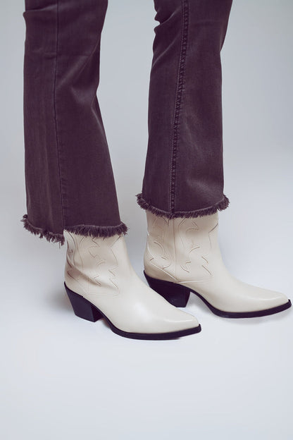 Flare jeans with raw hem edge in dark grey - Coloured Jeans