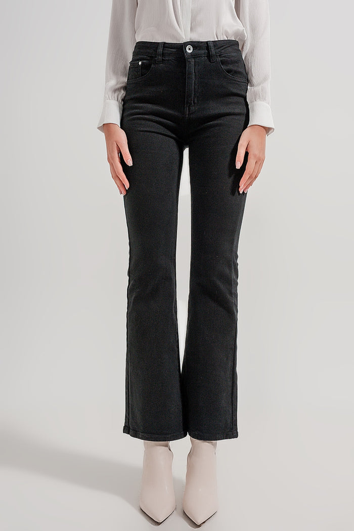 Flared jeans in black - Coloured Jeans