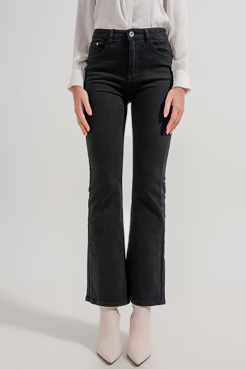 Flared jeans in black - Coloured Jeans