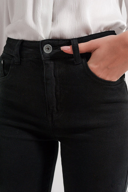 Flared jeans in black - Coloured Jeans