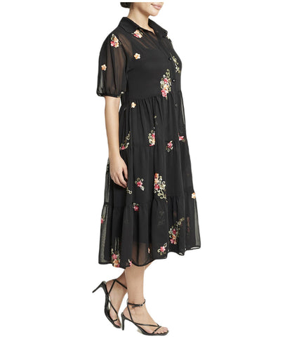 Floral Short Sleeve Dress