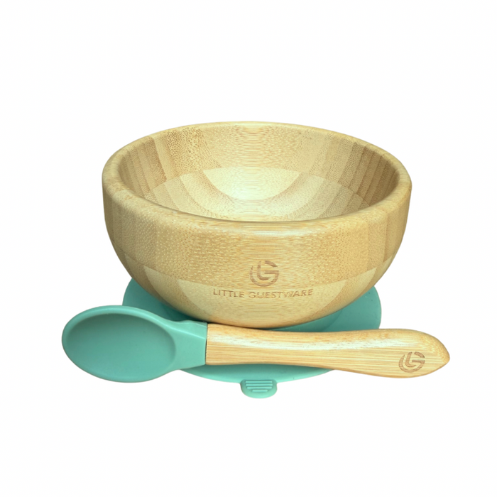 Fox Bamboo Feeding Set - Plate, Bowl, Spoon & Fork Gift Set - Feeding Essentials