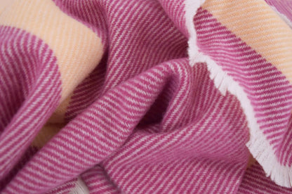 Foxglove Classic Kileen Lambswool Baby Blanket - Cushendale Woollen Mills