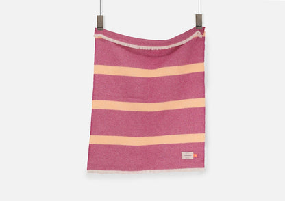 Foxglove Classic Kileen Lambswool Baby Blanket - Cushendale Woollen Mills