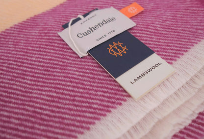 Foxglove Classic Kileen Lambswool Baby Blanket - Cushendale Woollen Mills