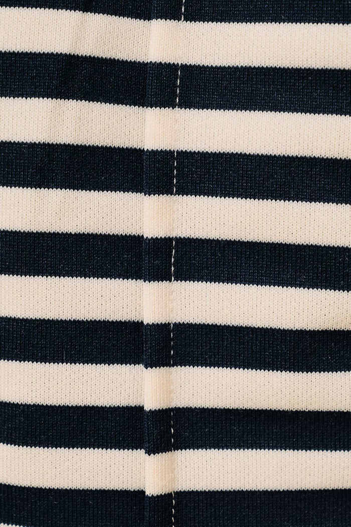 Front Porch Favorite Navy and Cream Stripe Sweatshort