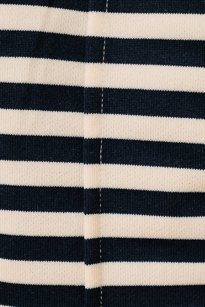 Front Porch Favorite Navy and Cream Stripe Sweatshort