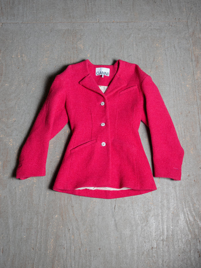 GANNI STRUCTURED AND SEXI BLAZER