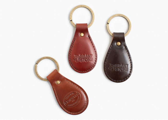 Garnet Shell Cordovan Key Fob