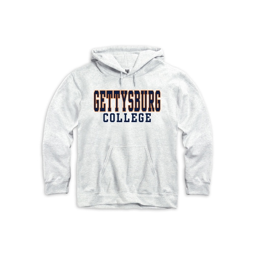 Gettysburg College Ash Grey Hooded Sweatshirt