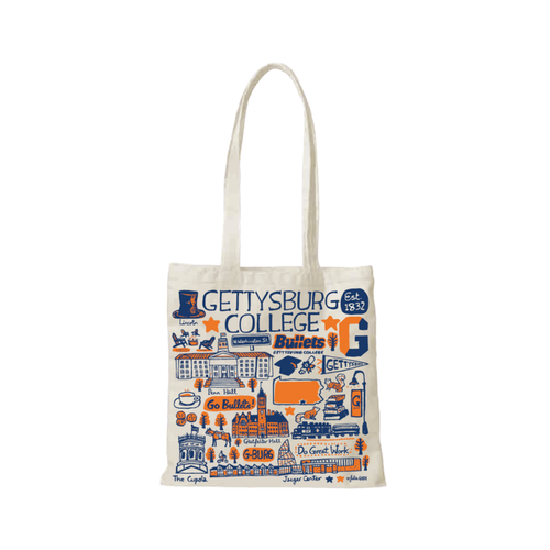 Gettysburg College Julia Gash Canvas Slim Tote Bag