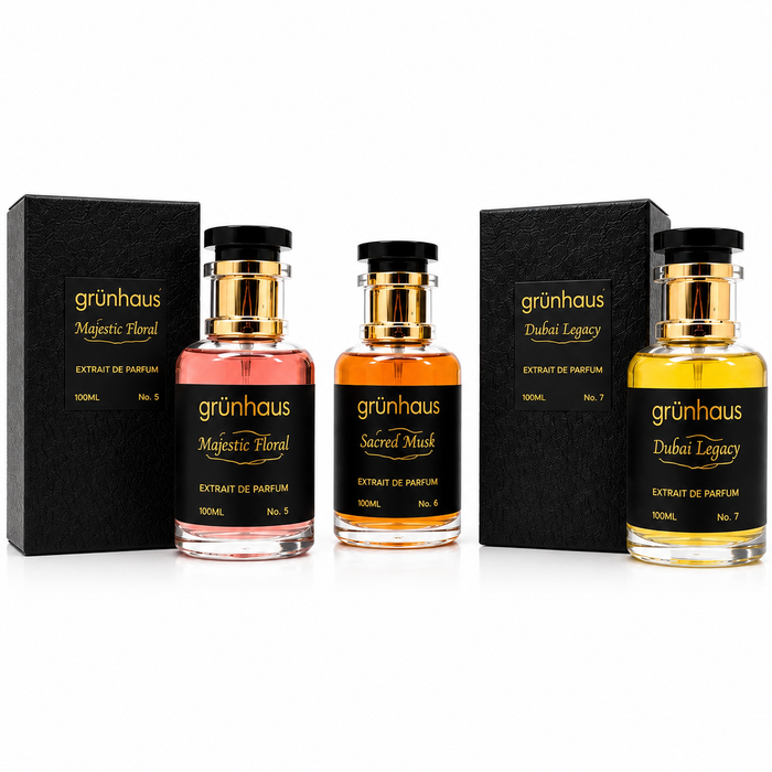 Grunhaus Dubai Legacy Extrait de Parfum 100ml | Luxury Long-Lasting Unisex Perfume