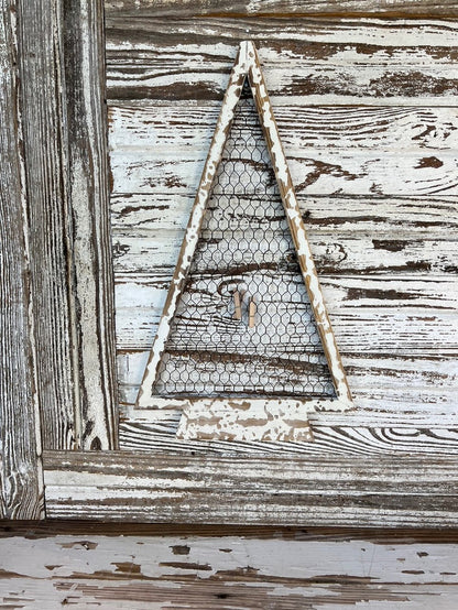Hanging Christmas Tree Card Holder