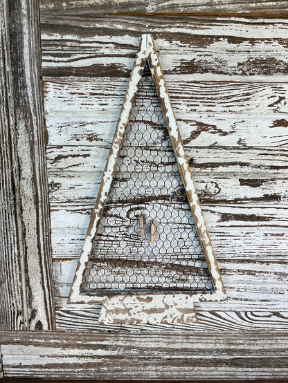 Hanging Christmas Tree Card Holder
