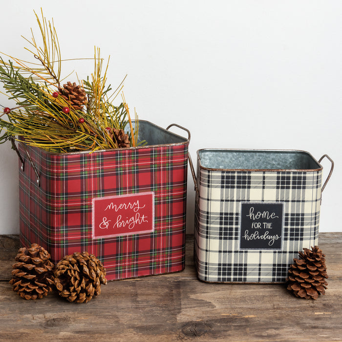Home For The Holidays Bin Set