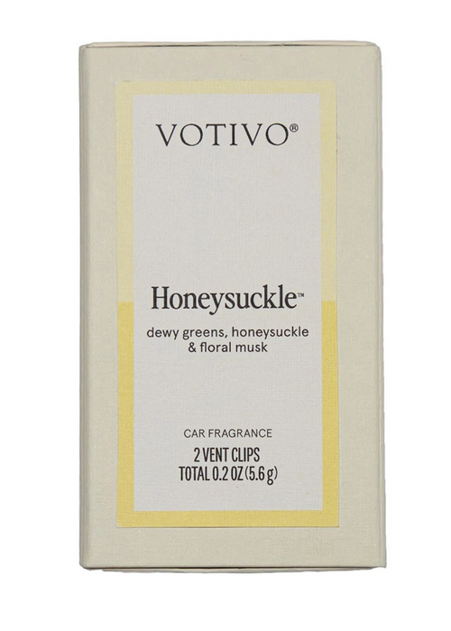 votivo car freshener vent clip Honeysuckle Car Fragrance