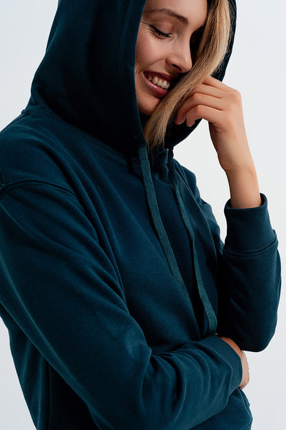 Hoodie co-ord in green