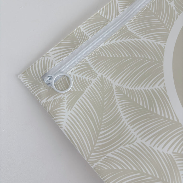 Hospital Bag Organiser Pouches - Unisex Beige Leaf Print - Baby & Toddler