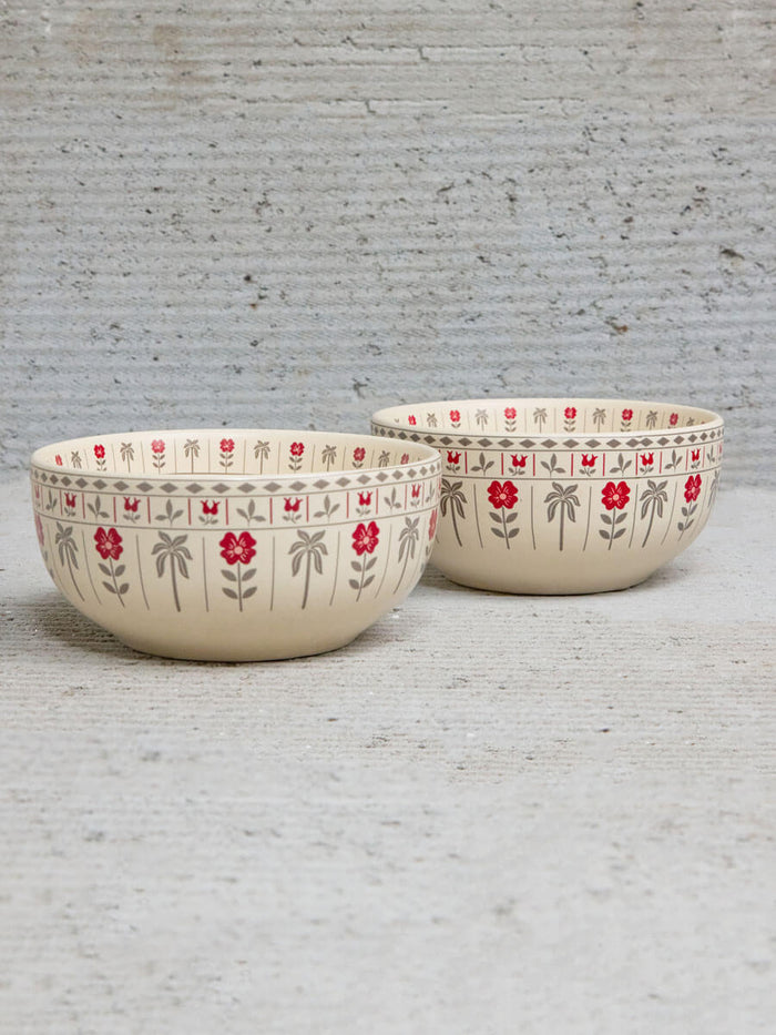 Ira Ceramic Cereal/Soup Bowl Set of 2
