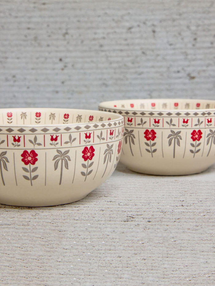 Ira Ceramic Cereal/Soup Bowl Set of 2