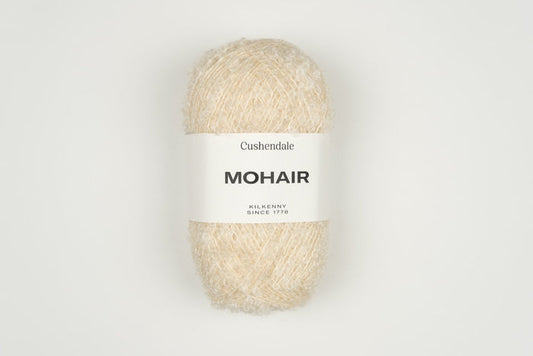 Ivory Mohair Yarn - Cushendale Woollen Mills