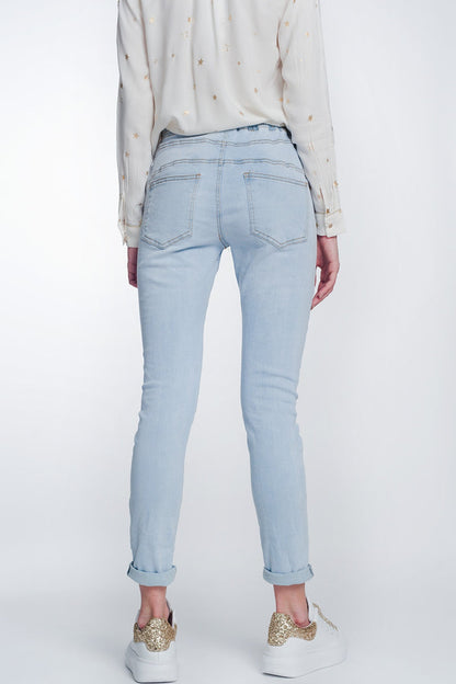 Jogger jeans in lightwash - Denim