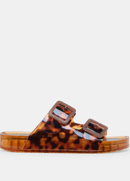 dolce vita slides Julio tortoise vinyl sandal