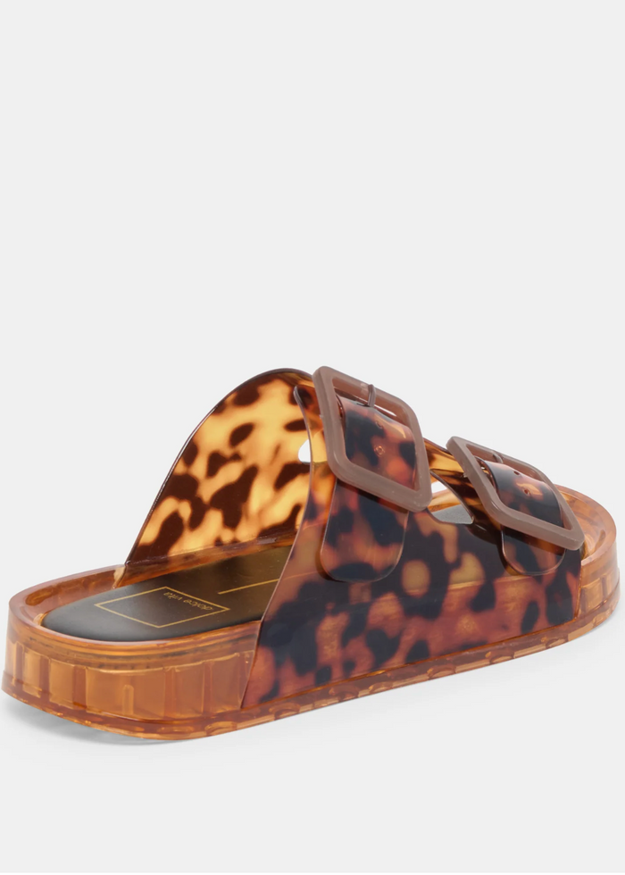 Julio Tortoise Vinyl Sandal