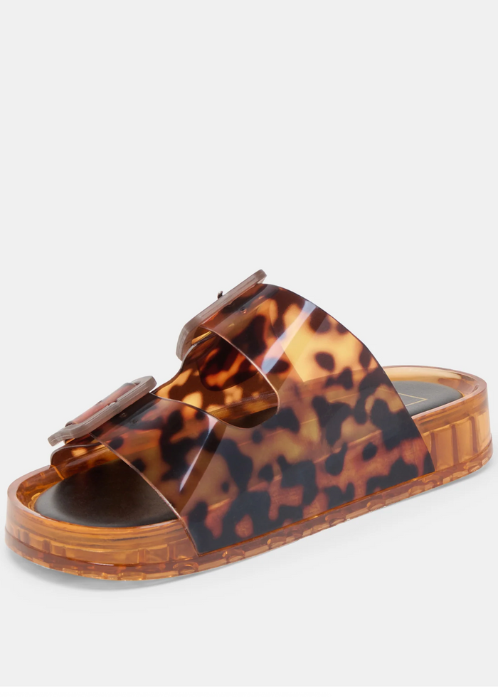 Julio Tortoise Vinyl Sandal